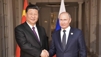 Russia's President Vladimir Putin meets with China's President Xi Jinping in Johannesburg