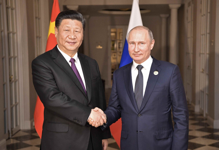 Russia's President Vladimir Putin meets with China's President Xi Jinping in Johannesburg