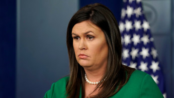 U.S. White House Press Secretary Sarah Huckabee Sanders 