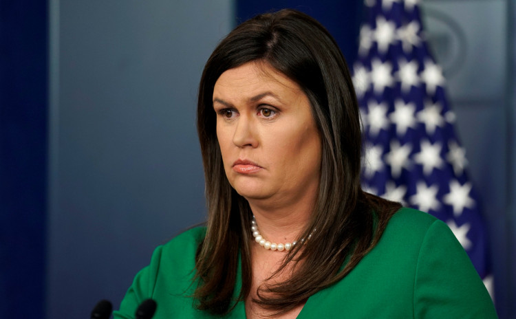 U.S. White House Press Secretary Sarah Huckabee Sanders 