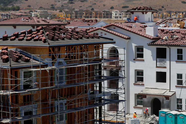  Development and construction continues on a large scale housing project of over 600 homes in Oceanside, California