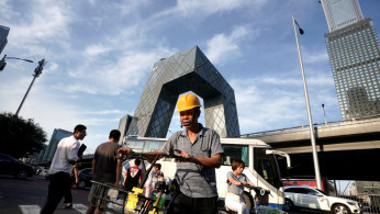 Chinese construction worker