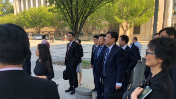 Members of Chinese Delegation Attending Trade Talks In Washington