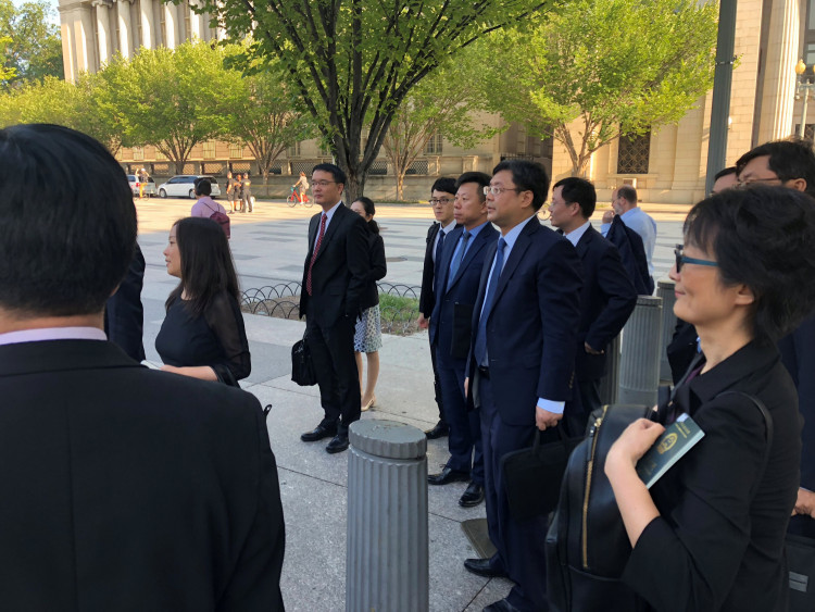 Members of Chinese Delegation Attending Trade Talks In Washington