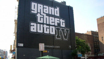 Mural ad GTA IV NYC