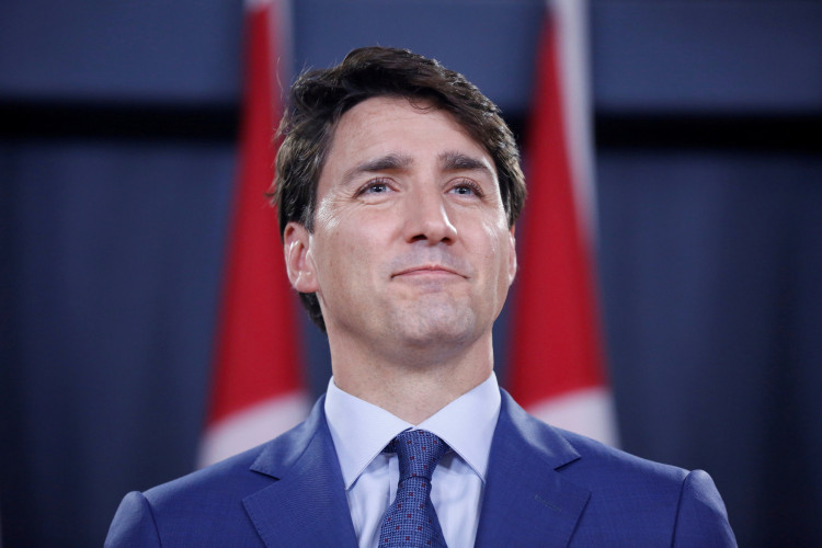 Canada's PM Trudeau takes part in a news conference in Ottawa