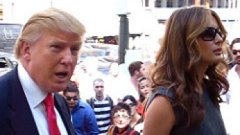 Melania Trump and Donald Trump