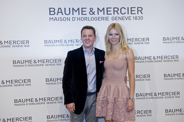 Alain Zimmermann and Gwyneth Paltrow at the SIHH