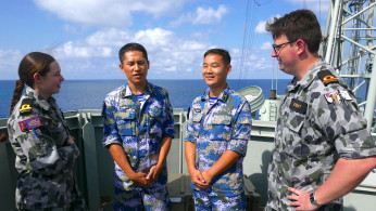 Chinese Navy, Australian Navy