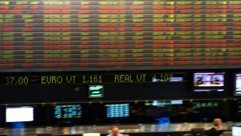 Currency exchange rates of the Euro and the Brazilian real against the U.S. dollar
