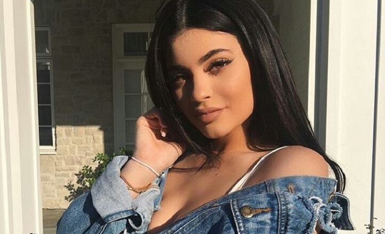 Kylie Jenner Flaunts Sexy Booty in Skintight Latex Pants Rivaling Sister Kim Kardashian