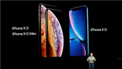 The new Apple iPhone XR at an Apple Inc product launch in Cupertino