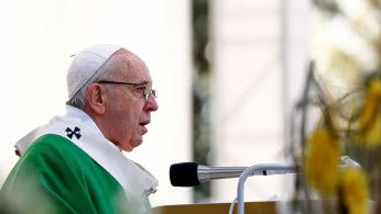 Pope Francis celebrates Holy Mass in Kaunas