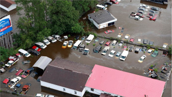 Hurricane Florence damage