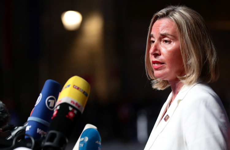 European Union High Representative for Foreign Affairs and Security Policy Federica Mogherini 