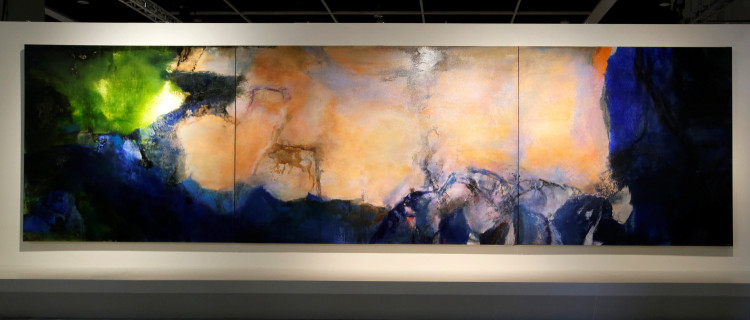"Juin-Octobre 1985" by Zao Wou-ki