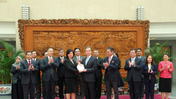China's Foreign Minister Wang Yi meets ASEAN representatives