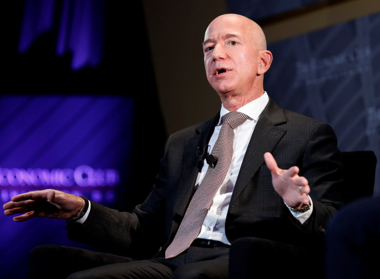 Jeff Bezos, president and CEO of Amazon. Bezos May Save His Marriage If He Joins $12,500 Counseling Retreat With His Wife After Sanchez Affair Is Revealed