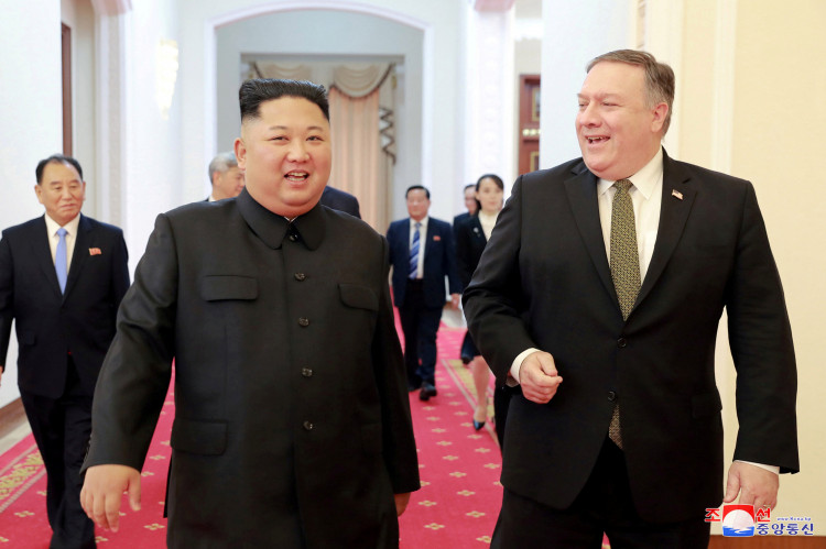 North Korean leader Kim Jong Un meets with U.S. Secretary of State Mike Pompeo