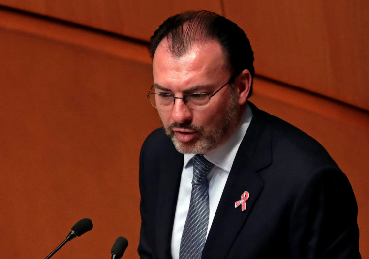 Mexico's Foreign Minister Luis Videgaray 
