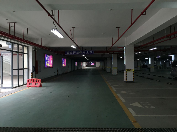 Parking lot of Wuyishan North Railway Station 