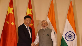Prime Minister Narendra Modi meeting with President Xi Jinping