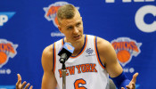 New York Knicks forward/center Kristaps Porzingis