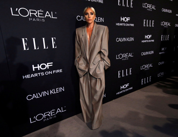 Honoree, singer Lady Gaga poses at the 25th annual ELLE Women in Hollywood in Los Angeles, California, U.S., October 15, 2018. 