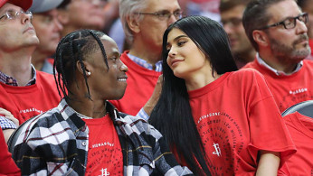 Travis Scott and Kylie Jenner (L-R)