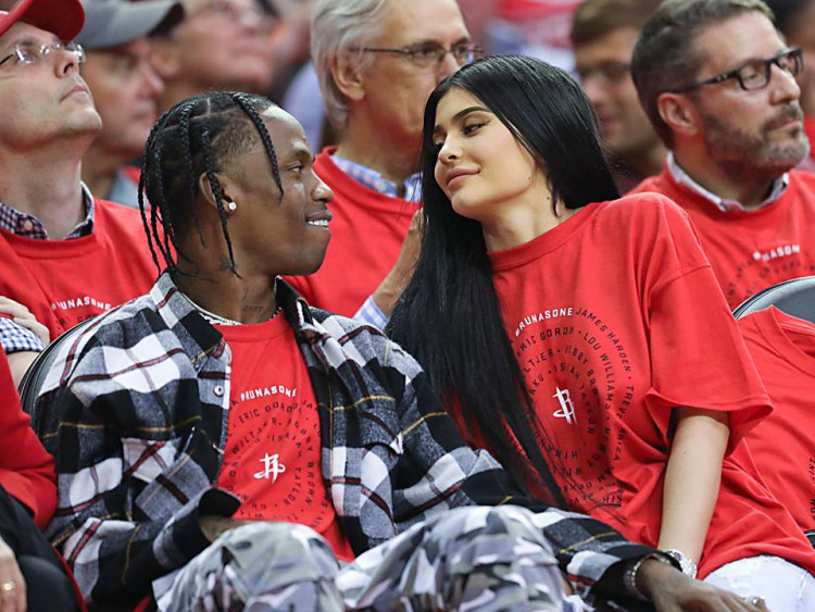 Travis Scott and Kylie Jenner (L-R)