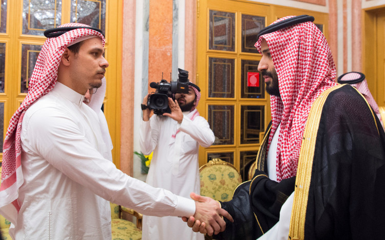 Saudi Crown Prince Mohammed bin Salman meets with Khashoggi family