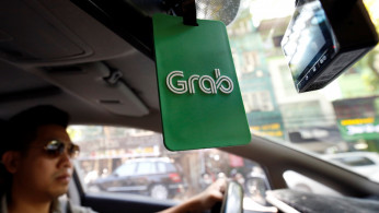 A Grab taxi