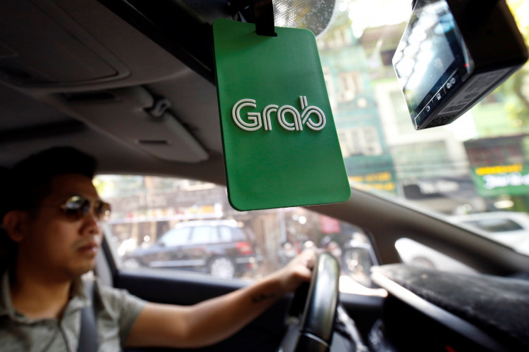 A Grab taxi