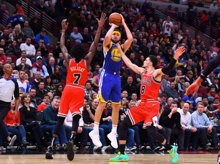 NBA: Golden State Warriors shooting guard Klay Thompson
