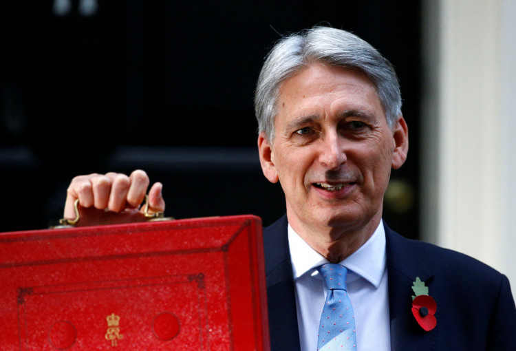 Britain's Chancellor of the Exchequer Philip Hammond