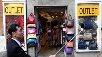 A Chinese tourist in Rome