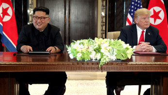 U.S. President Trump and North Korea's Kim