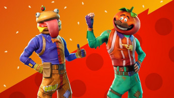 Team Burger and Team Pizza Fortnite Photo