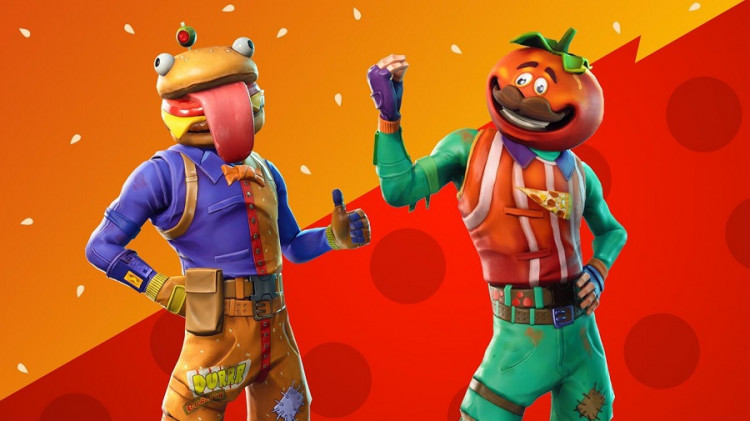 Team Burger and Team Pizza Fortnite Photo