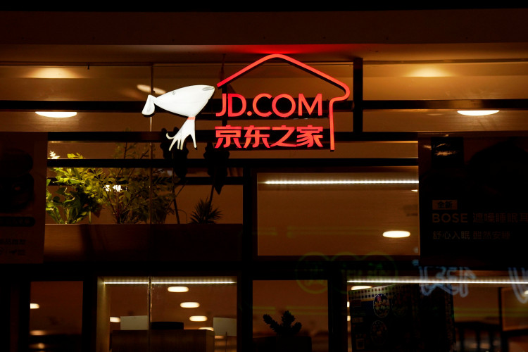 A sign of China's e-commerce company JD.com 