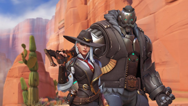 Overwatch Ashe and BOB