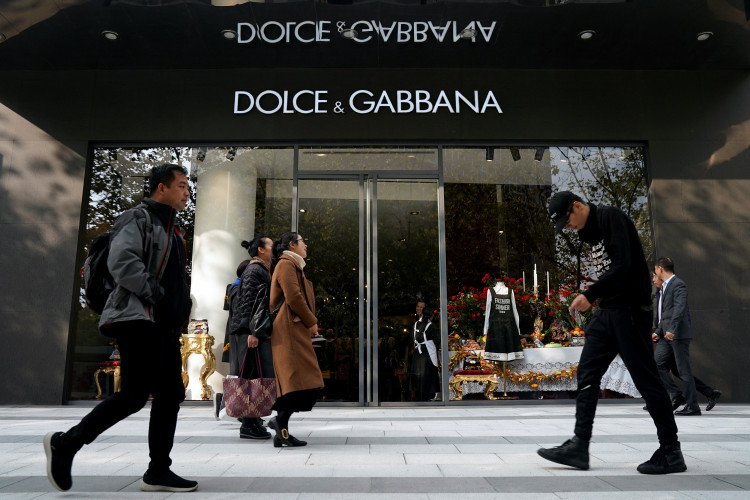 Dolce & Gabbana store at a shopping complex in Shanghai