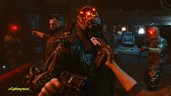Cyberpunk 2077 Outnumbered But Not Out gunned Screenshot