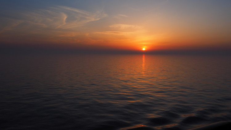 Sunset in South China Sea