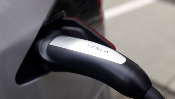 German telecommunications company Telekom AG presents it's first multi-charging system for electric cars in Bonn