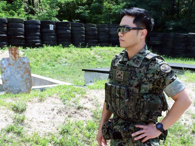 Jin Goo as  Sergeant Major Seo Dae Young in 2016's "Descendants of the Sun."