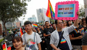 Hong Kong currently has no anti-discrimination law that covers sexual orientation.