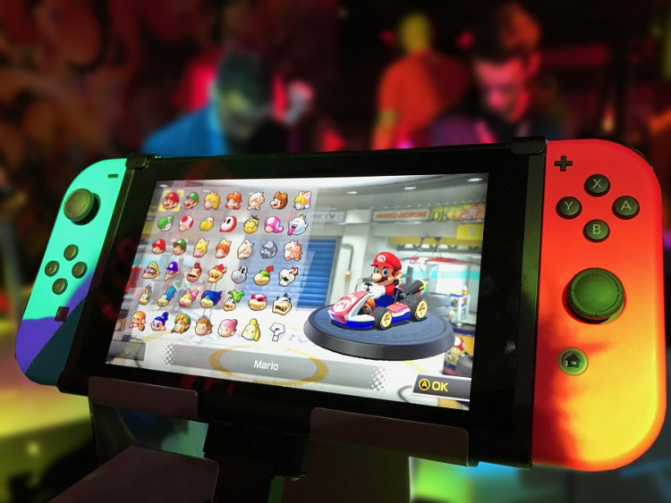 Nintendo Switch on display