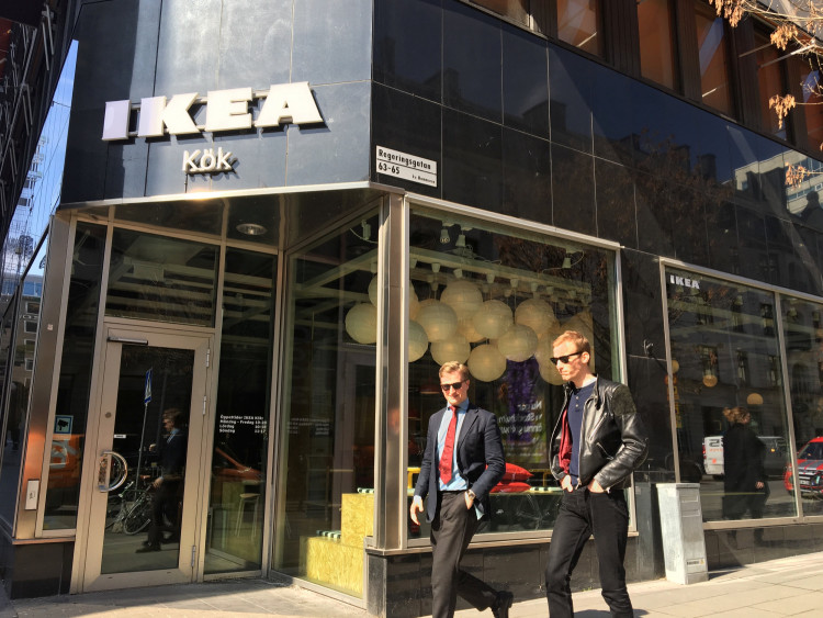 IKEA kitchen showroom downtown Stockholm