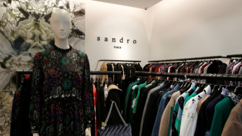 Sandro store is seen at a shopping mall in Hong Kong